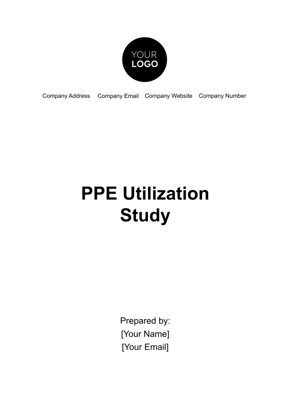 PPE Utilization Study Template