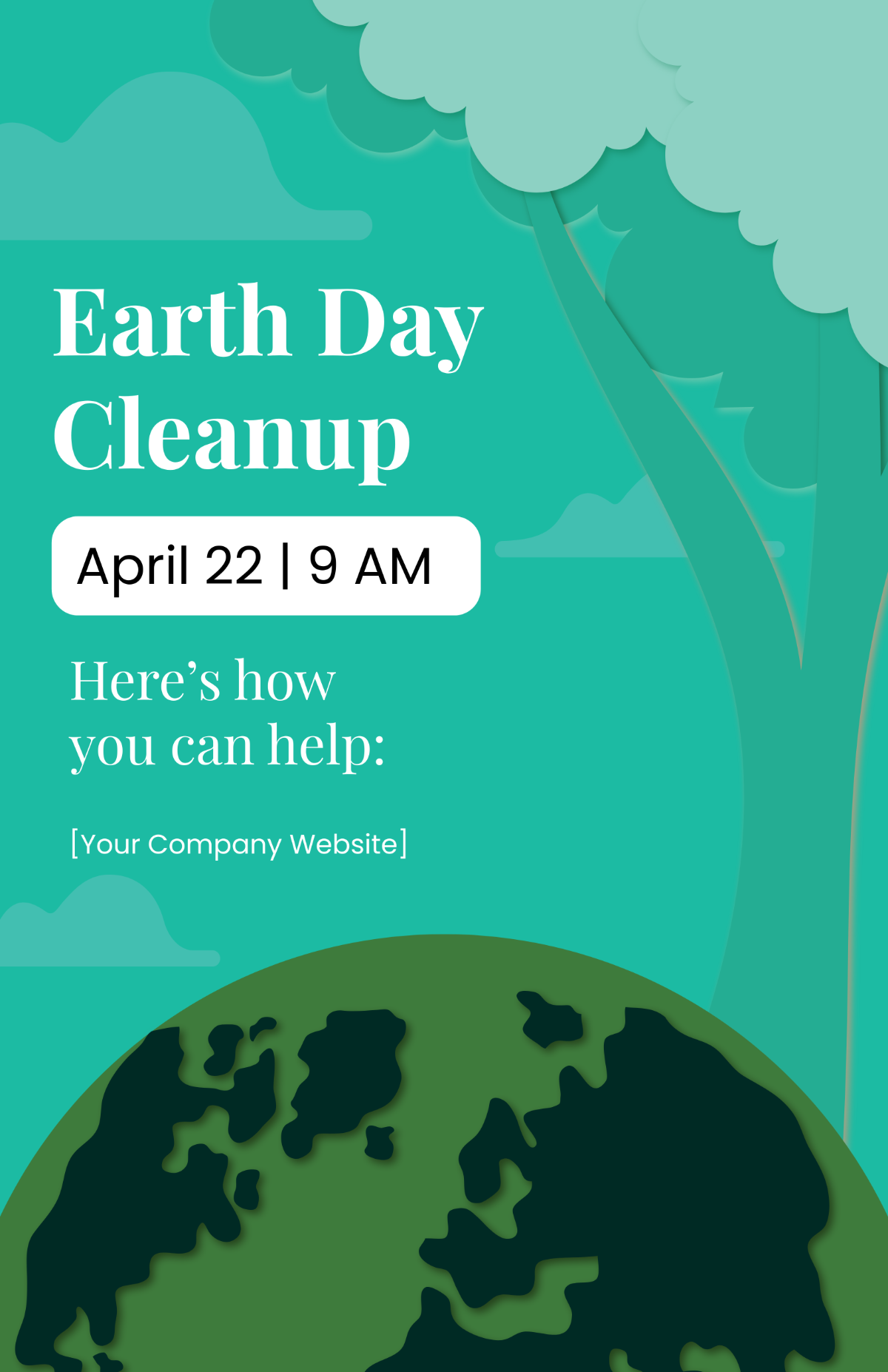 Earth Day Poster Template