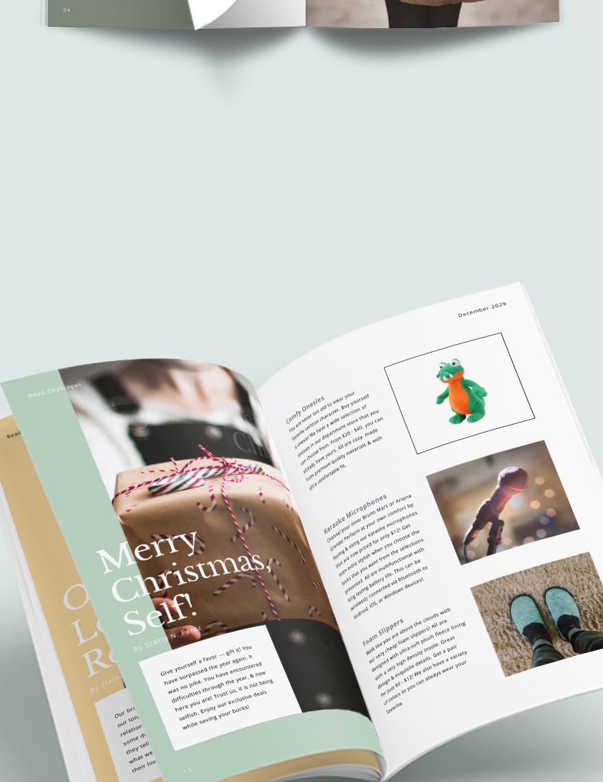 Holiday Sale Magazine Template