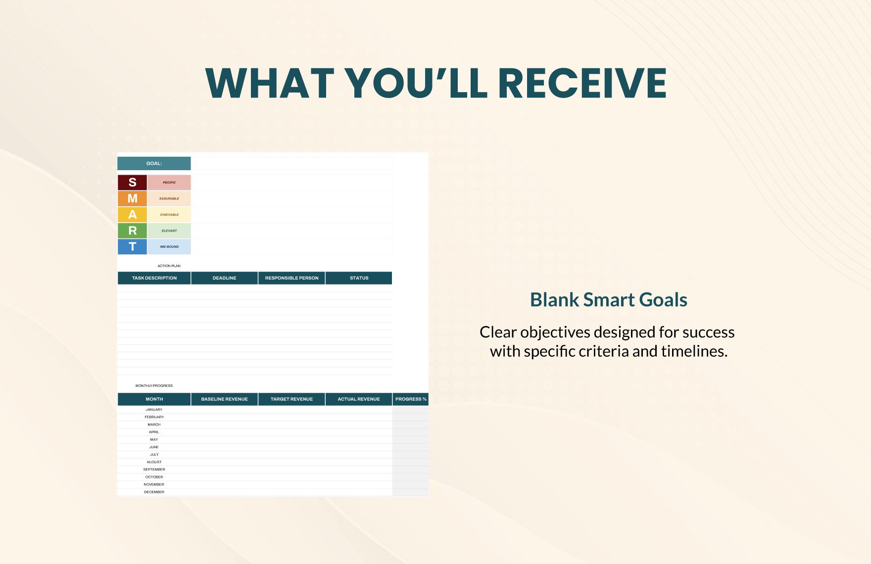 Blank Smart Goals Template
