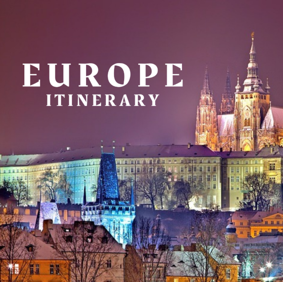 7 Day Europe Itinerary Template - Edit Online & Download