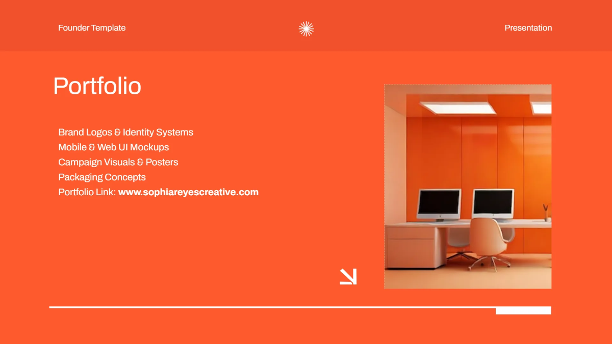 Free Founder Presentation Template to Edit Online