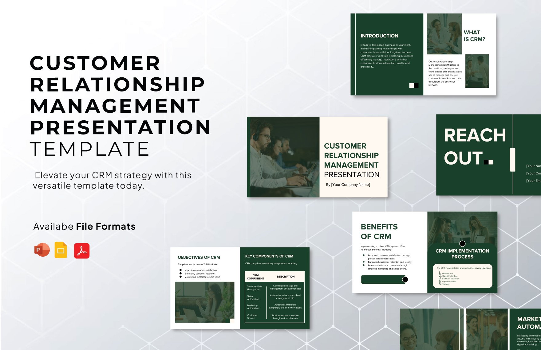 Customer Relationship Management Presentation Template