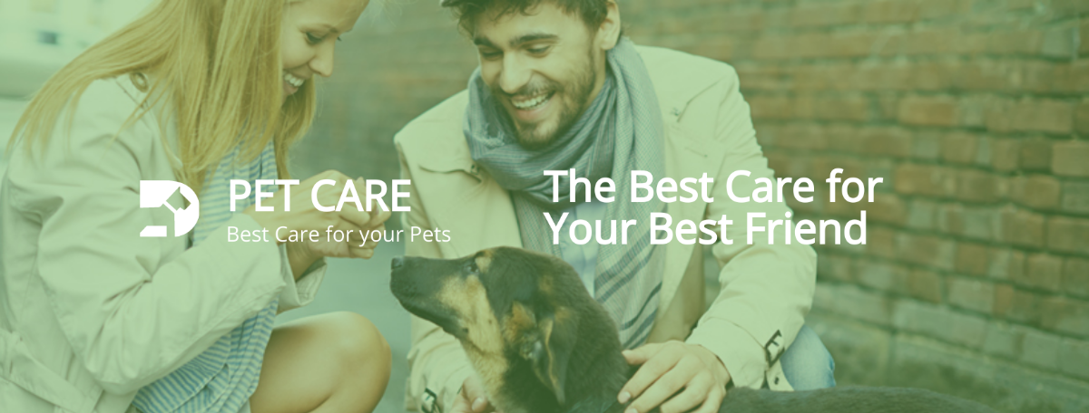 Pet Care Facebook Cover Page Template
