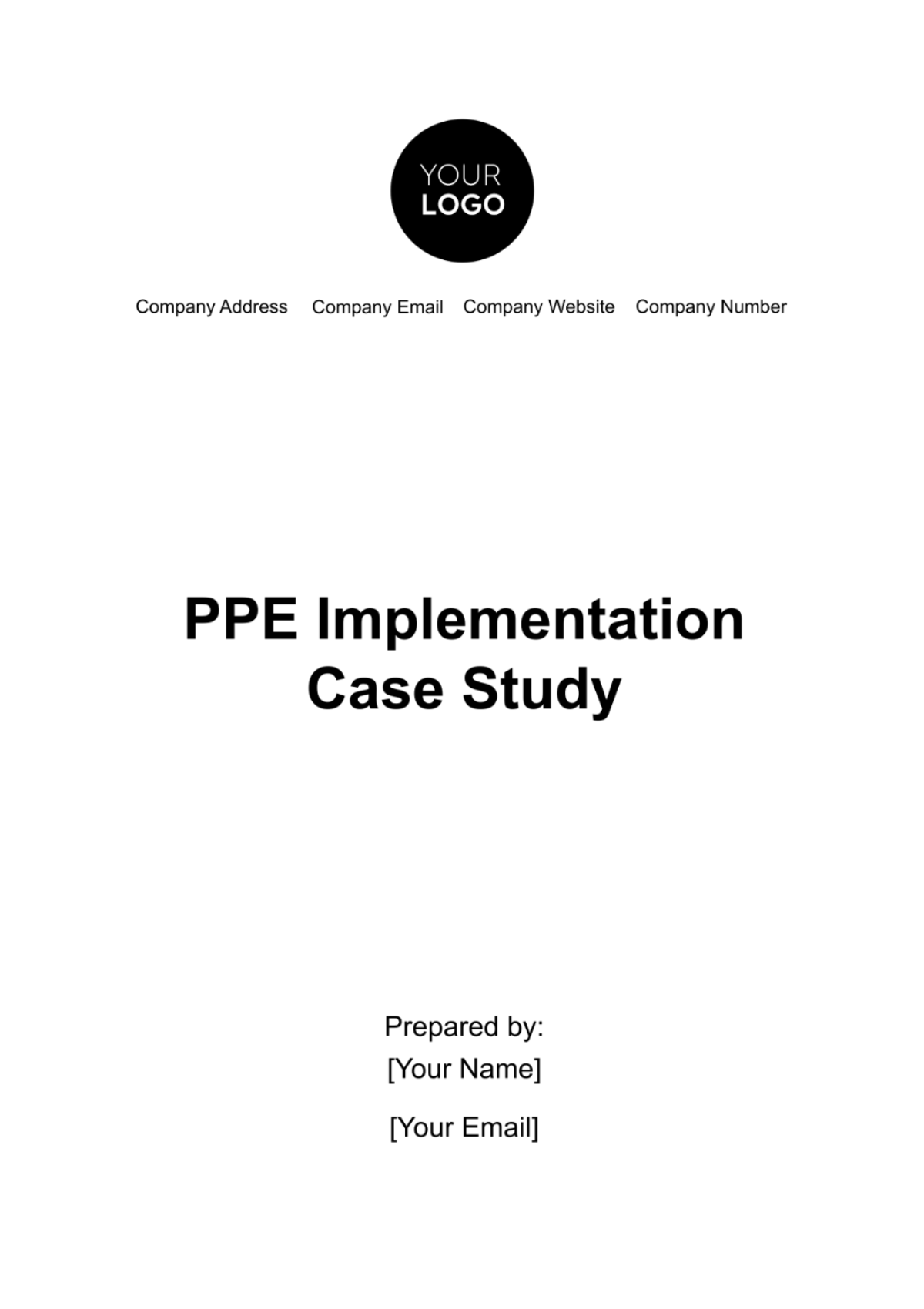 PPE Implementation Case Study Template - Edit Online & Download