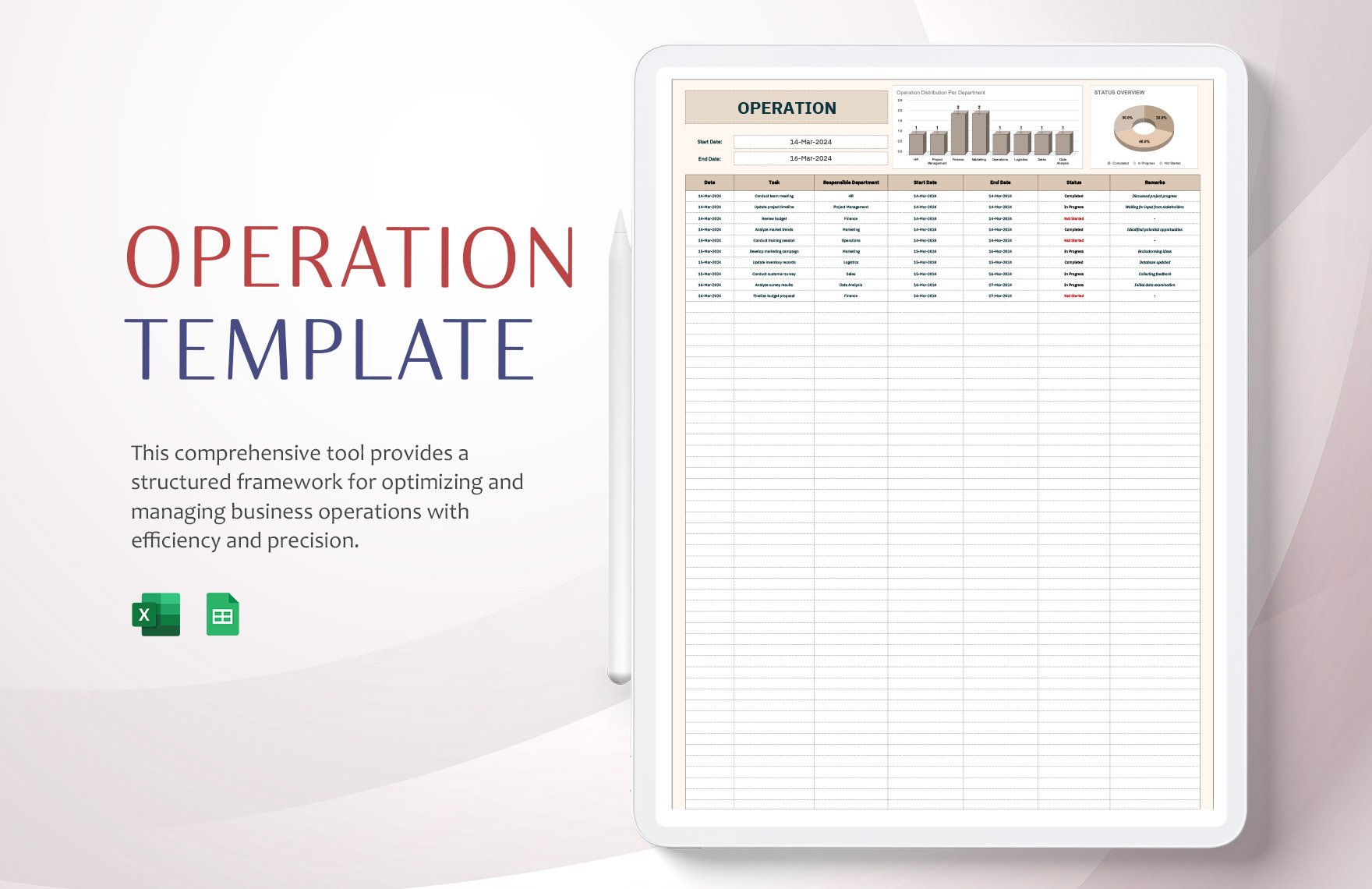 Free Operation Template