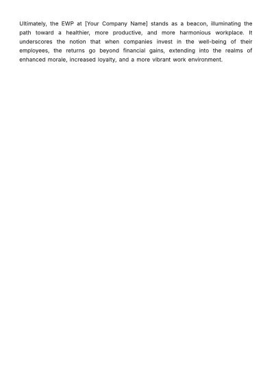 Free Case Study on Employee Wellness Initiatives Template to Edit Online