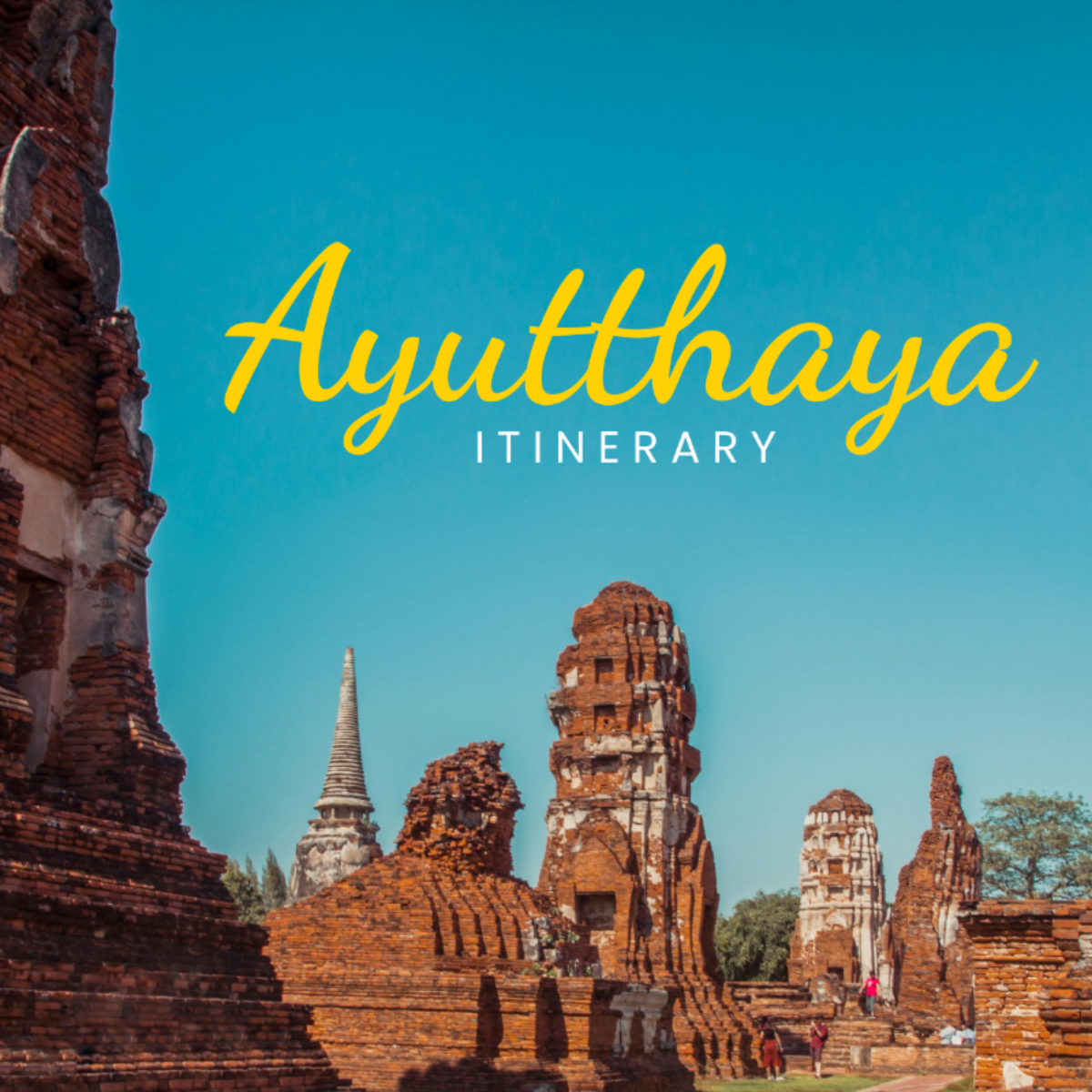 Free Ayutthaya Itinerary Template to Edit Online