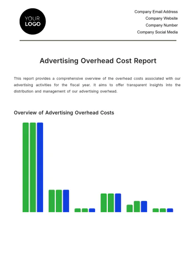 Free Advertising Overhead Cost Report Template to Edit Online