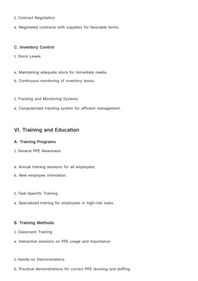 Free Strategic PPE Planning Template to Edit Online