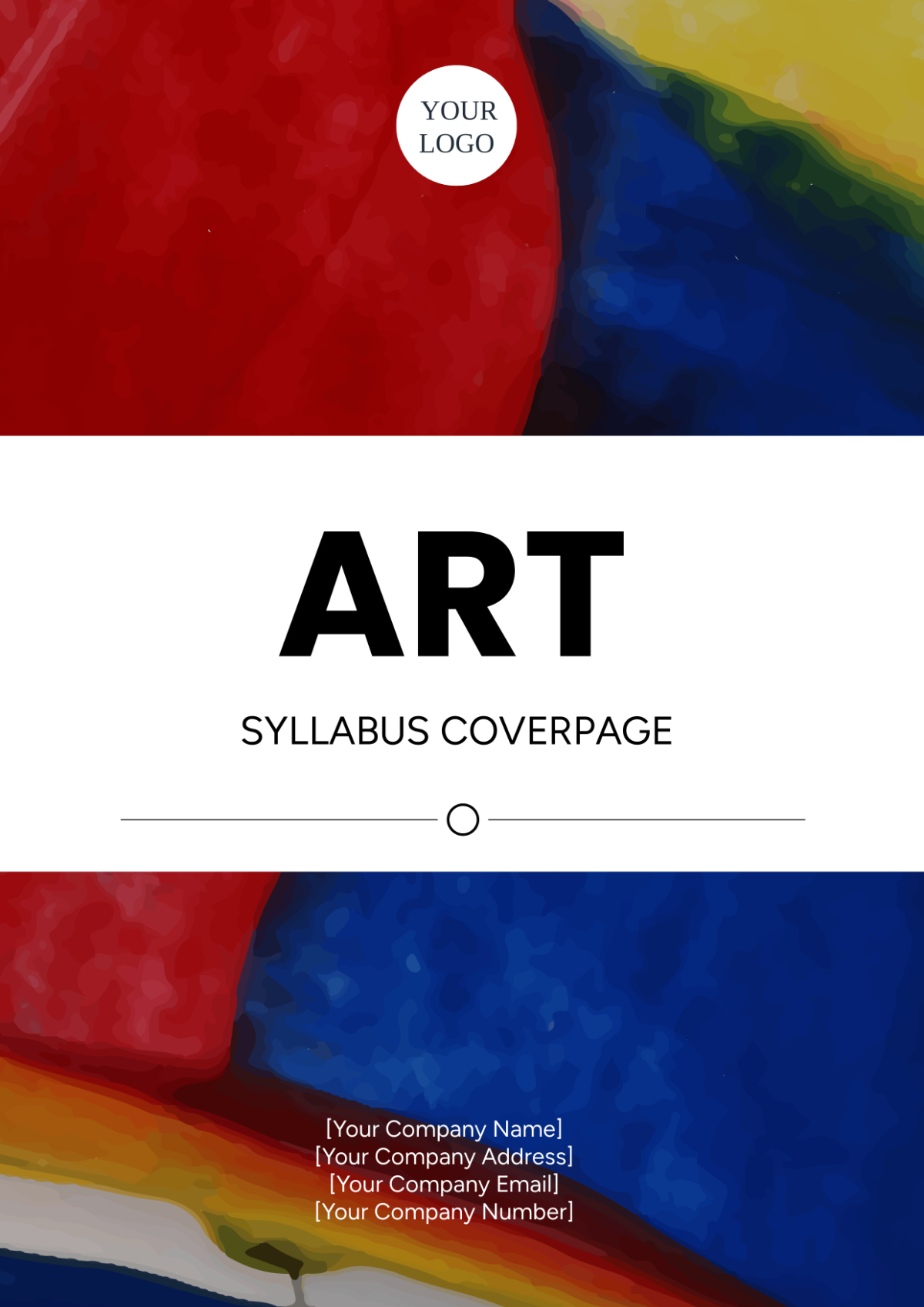 Art Syllabus Cover Page