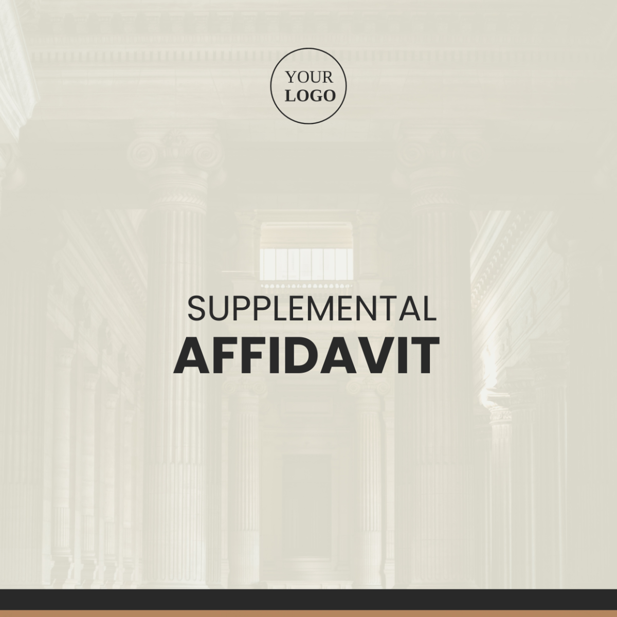 Supplemental Affidavit Template