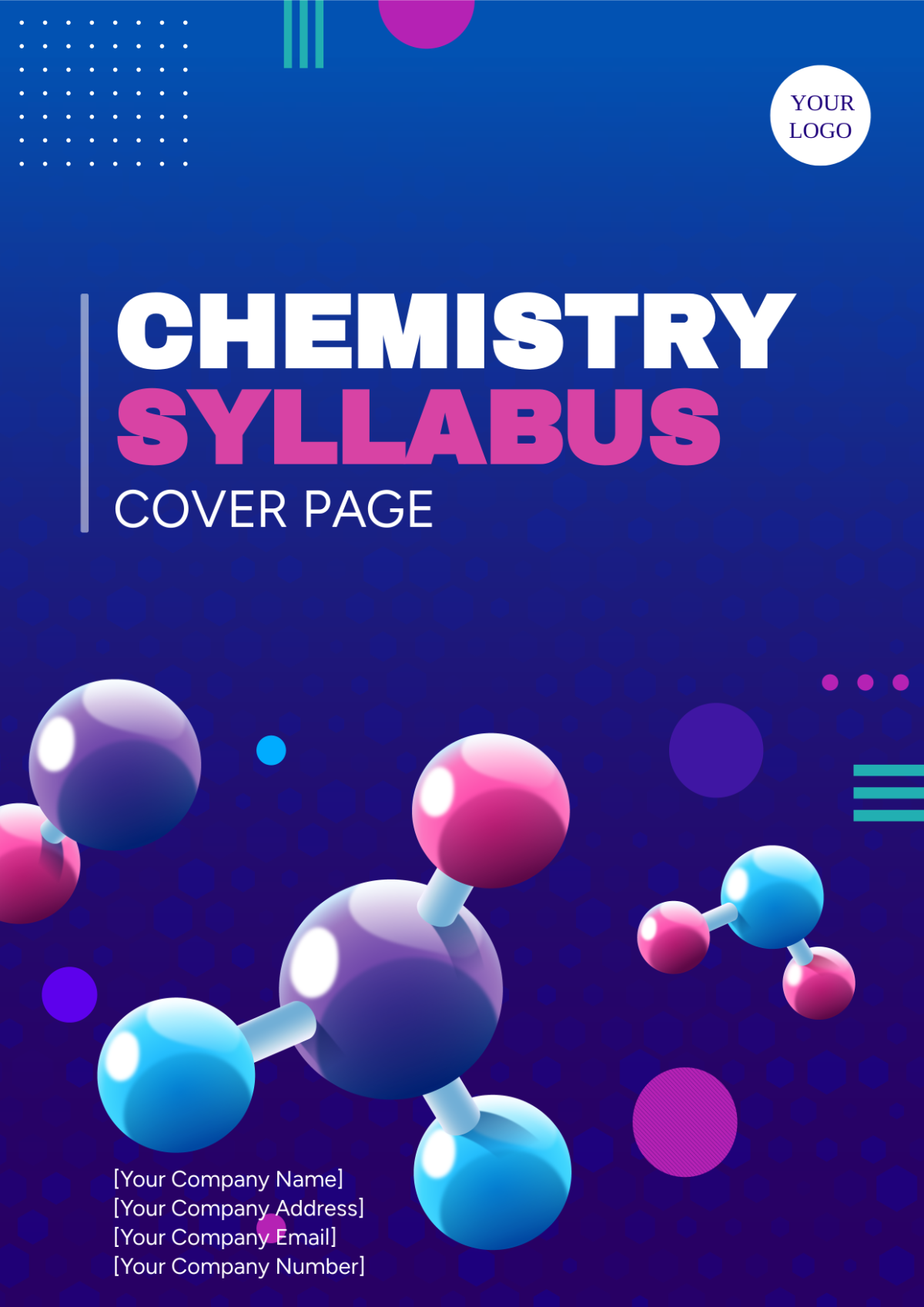 Chemistry Syllabus Cover Page