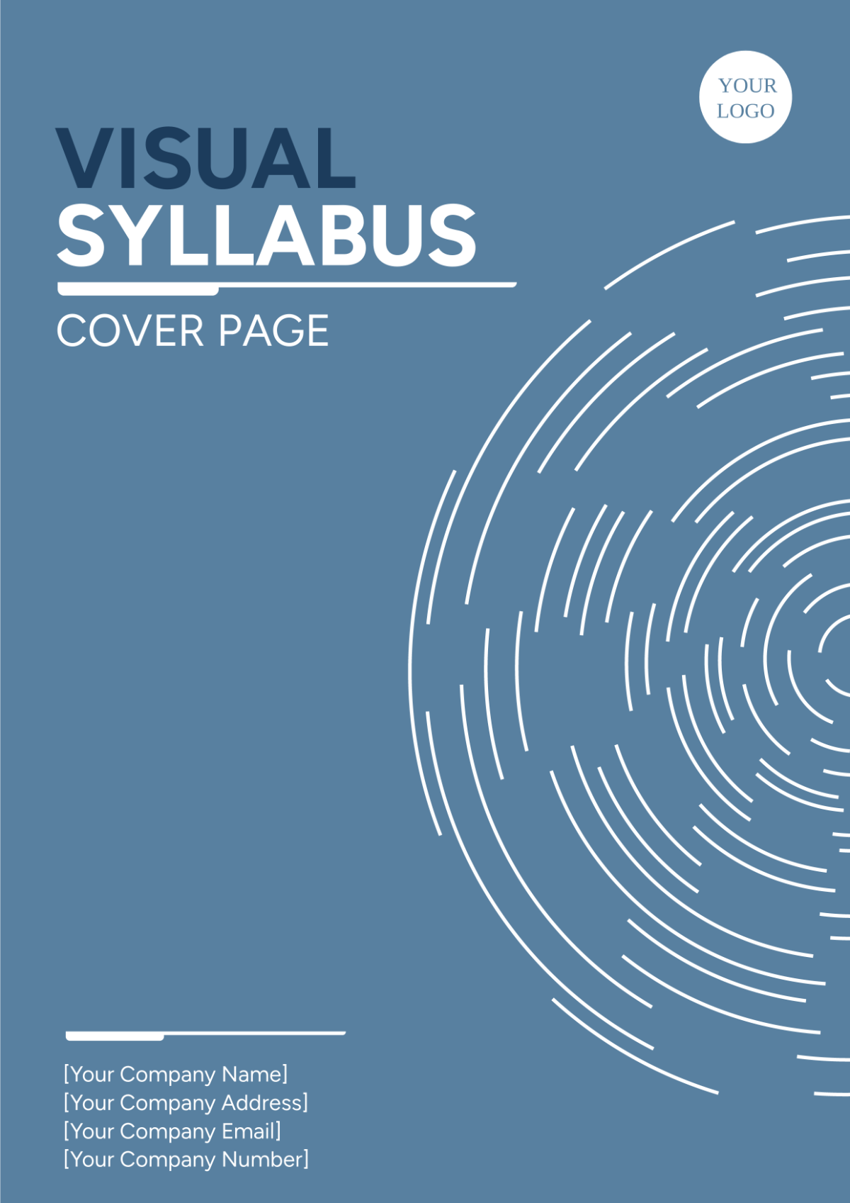 Visual Syllabus Cover Page