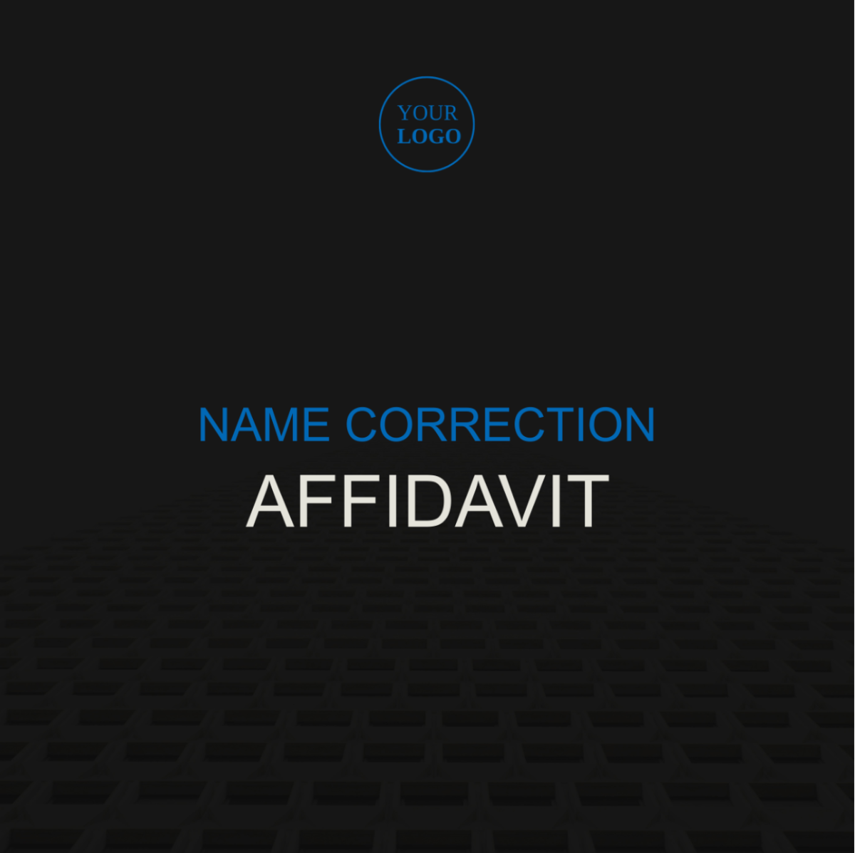 Name Correction Affidavit Template