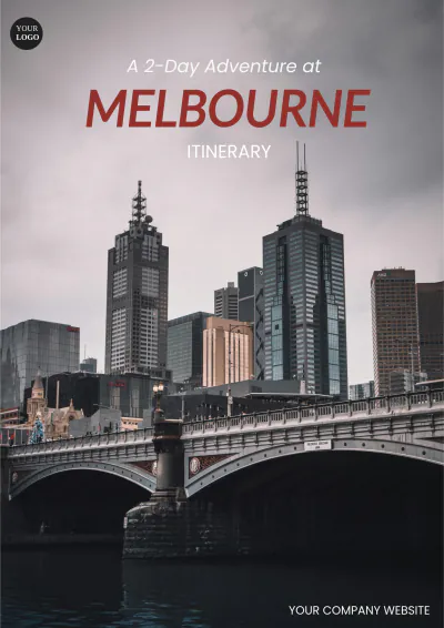 Free Melbourne Road Trip Itinerary Template to Edit Online