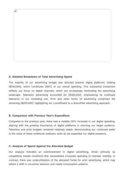 Free Annual Financial Report for Advertising Template to Edit Online