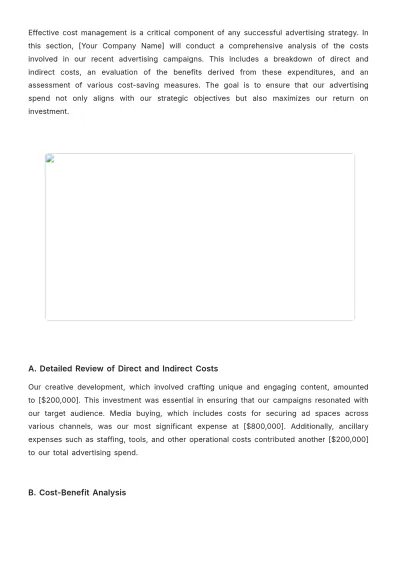 Free Annual Financial Report for Advertising Template to Edit Online
