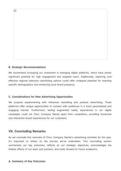 Free Annual Financial Report for Advertising Template to Edit Online