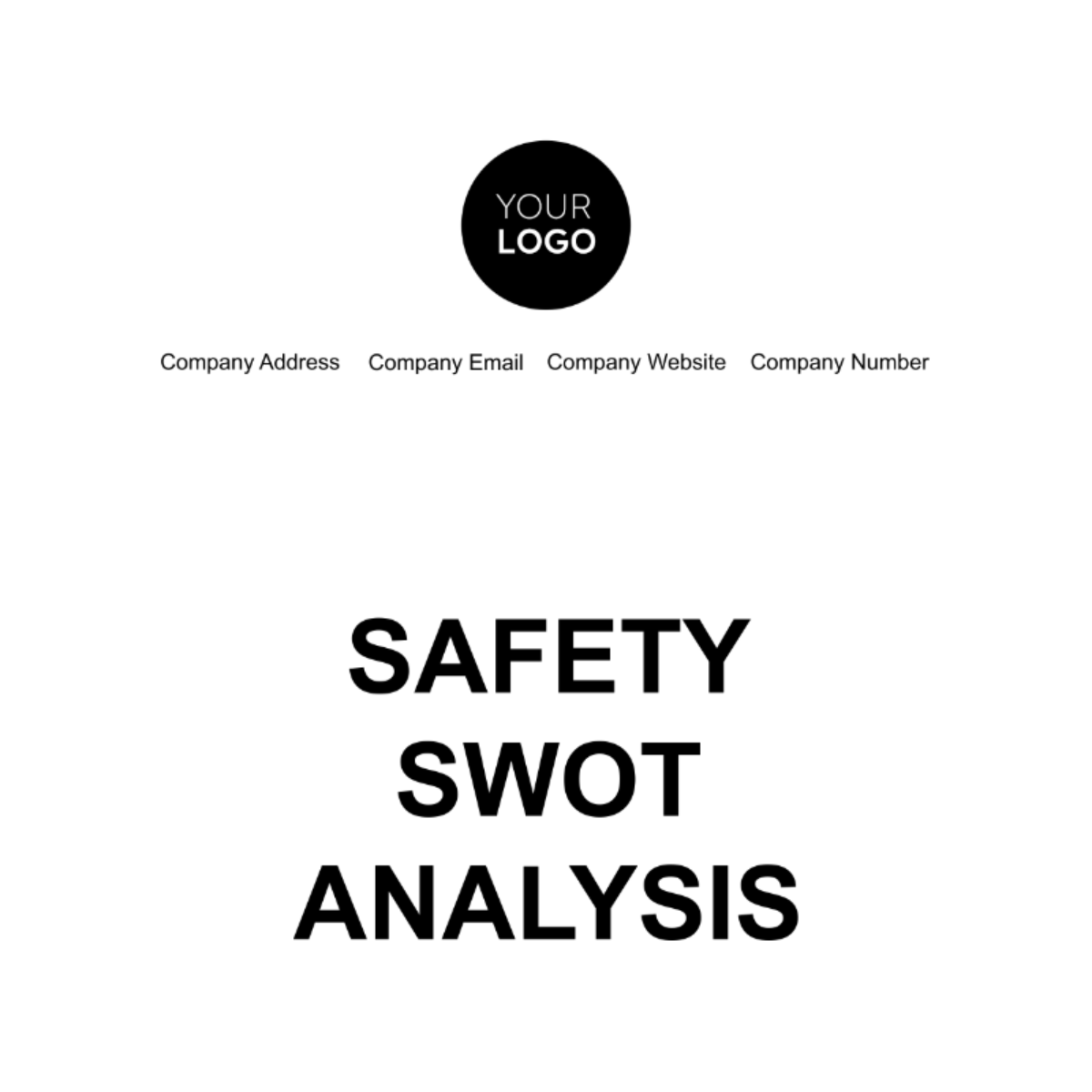 Free Safety SWOT Analysis Template