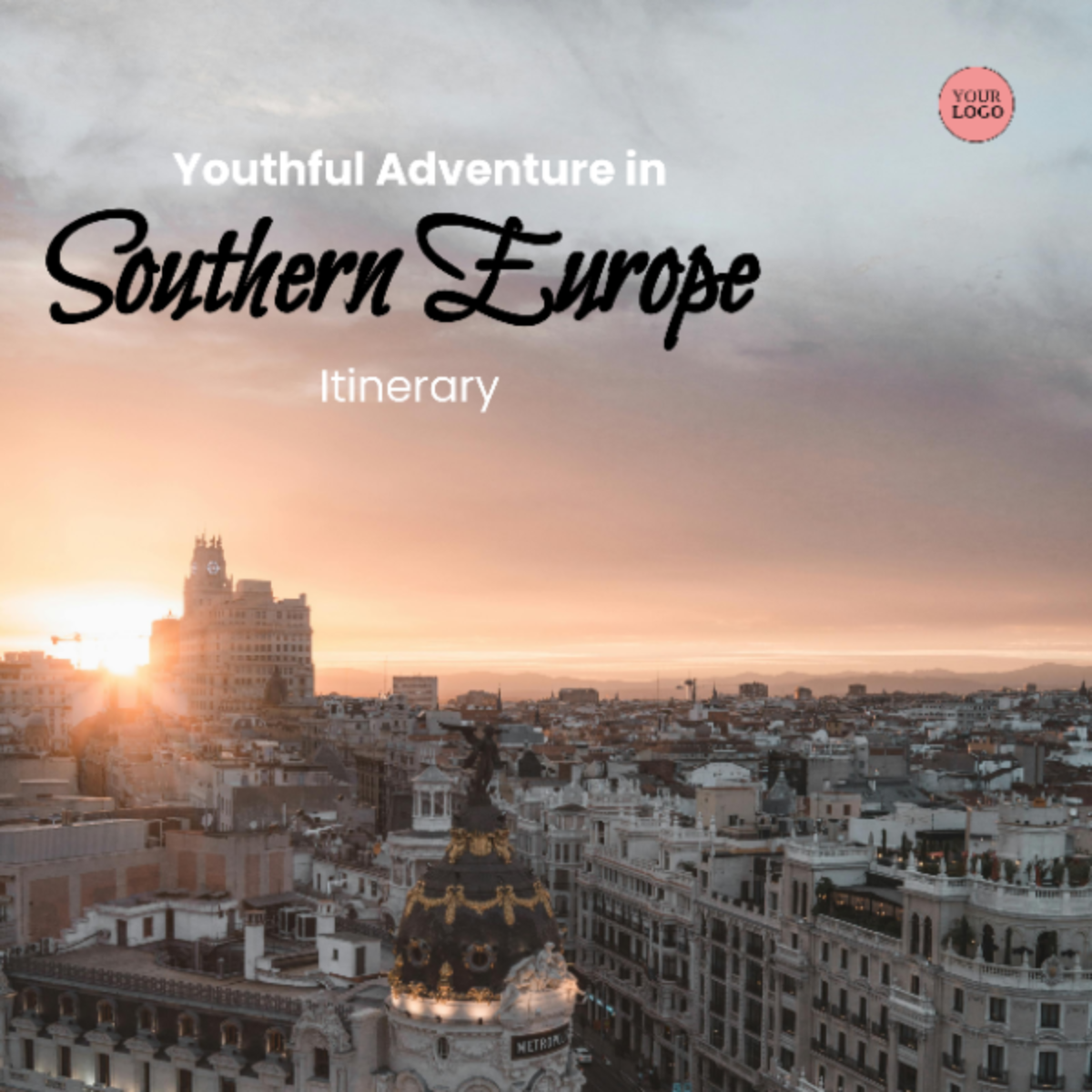 Southern Europe Itinerary Template - Edit Online & Download