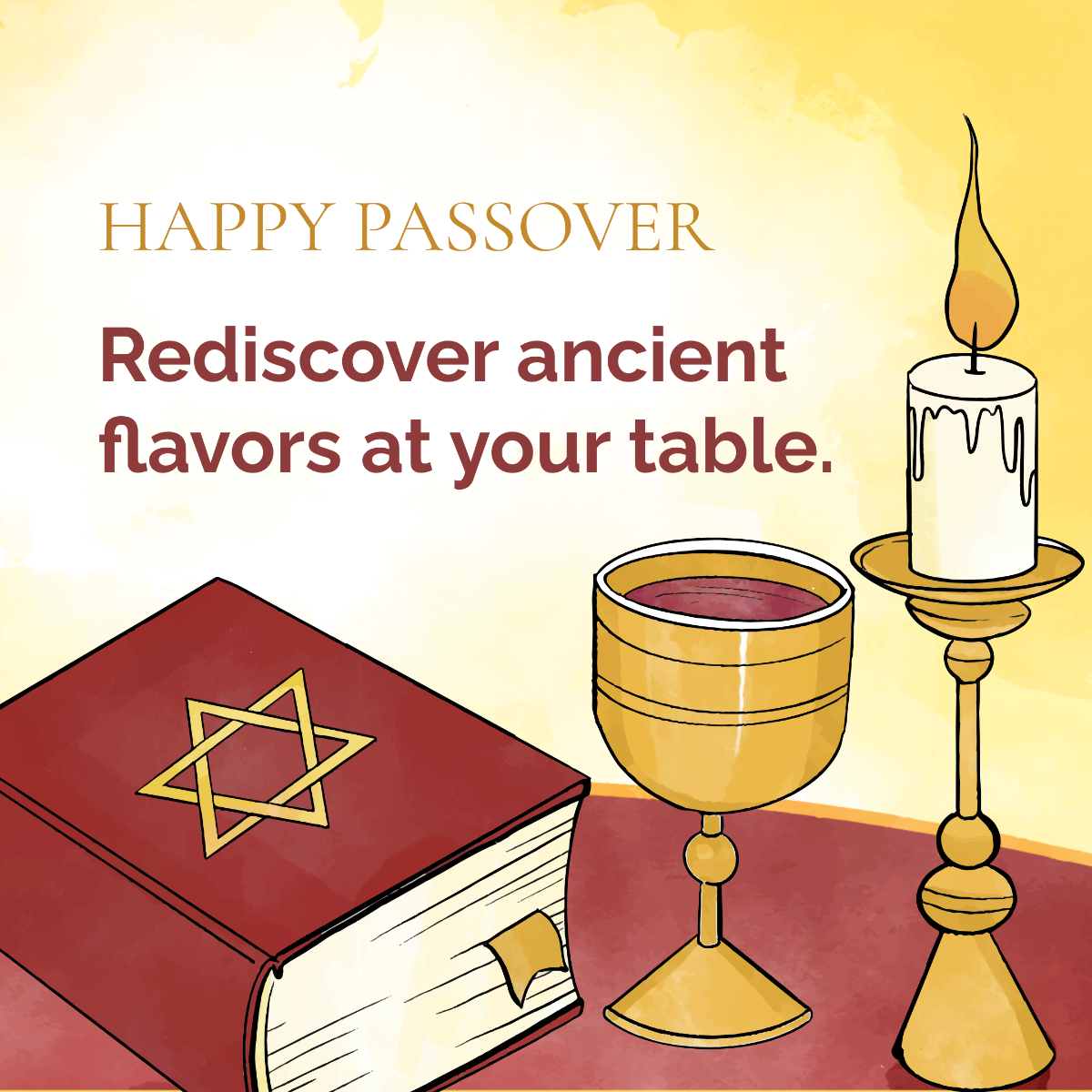 Passover Facebook Post Template