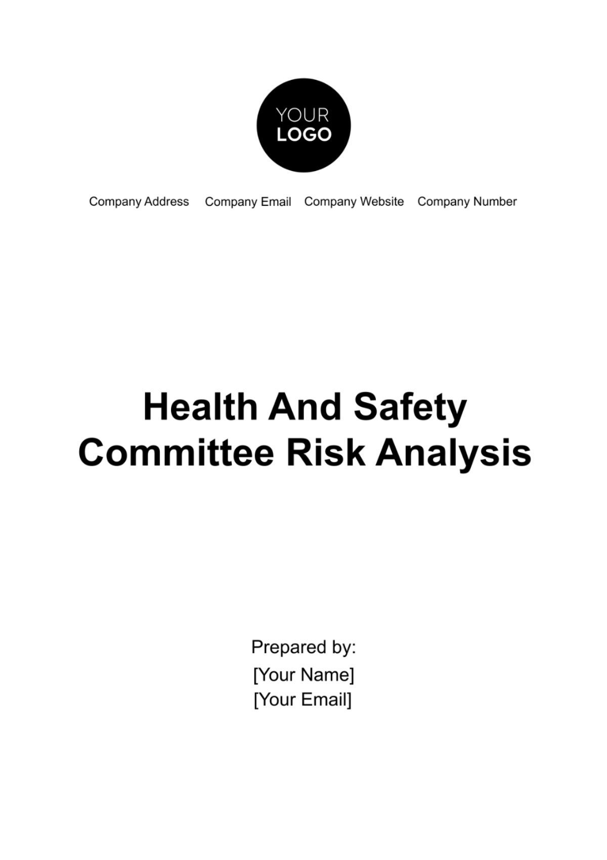 Health & Safety Committee Risk Analysis Template - Edit Online & Download