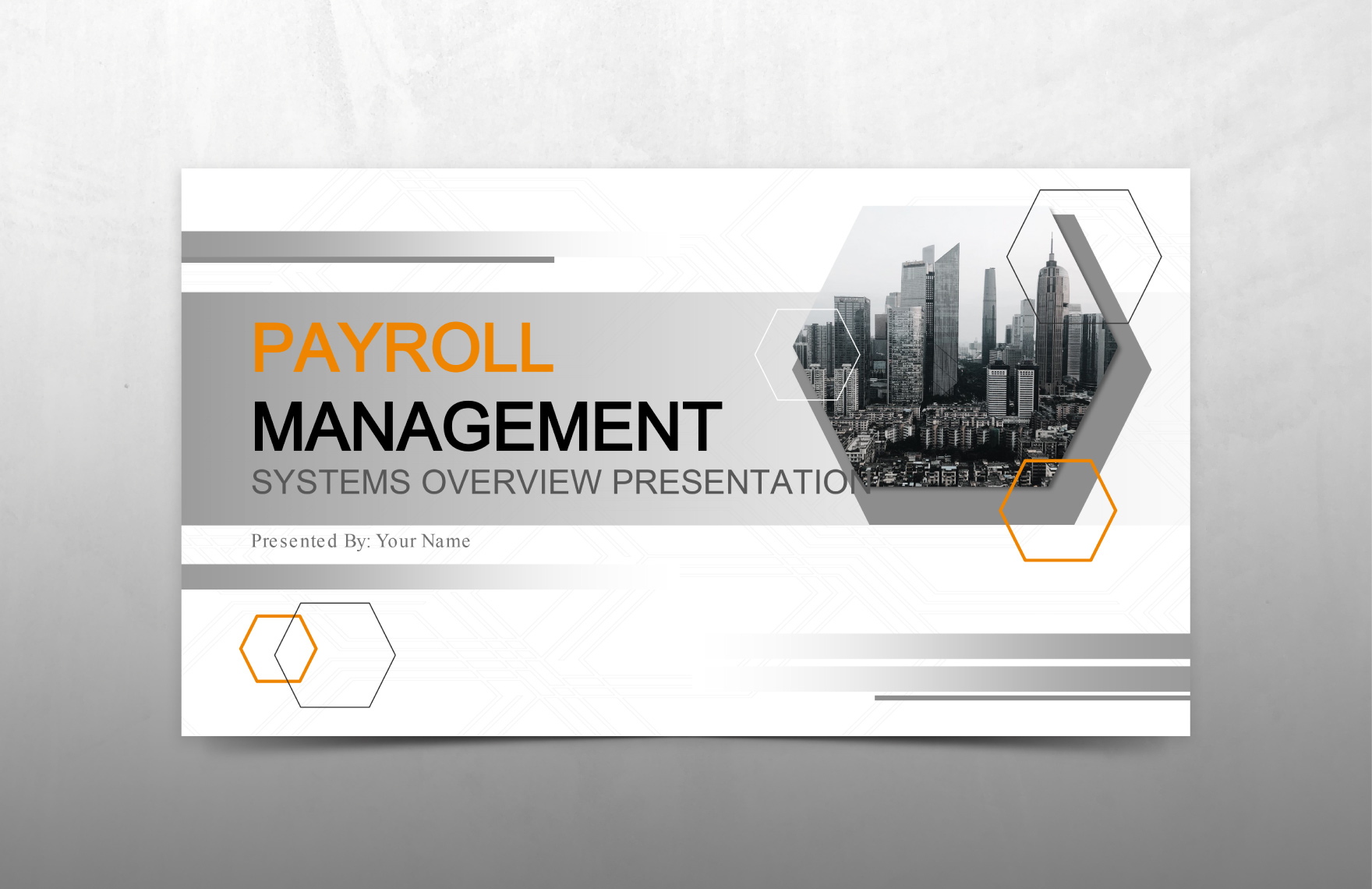 Payroll Management Systems Overview Presentation Template