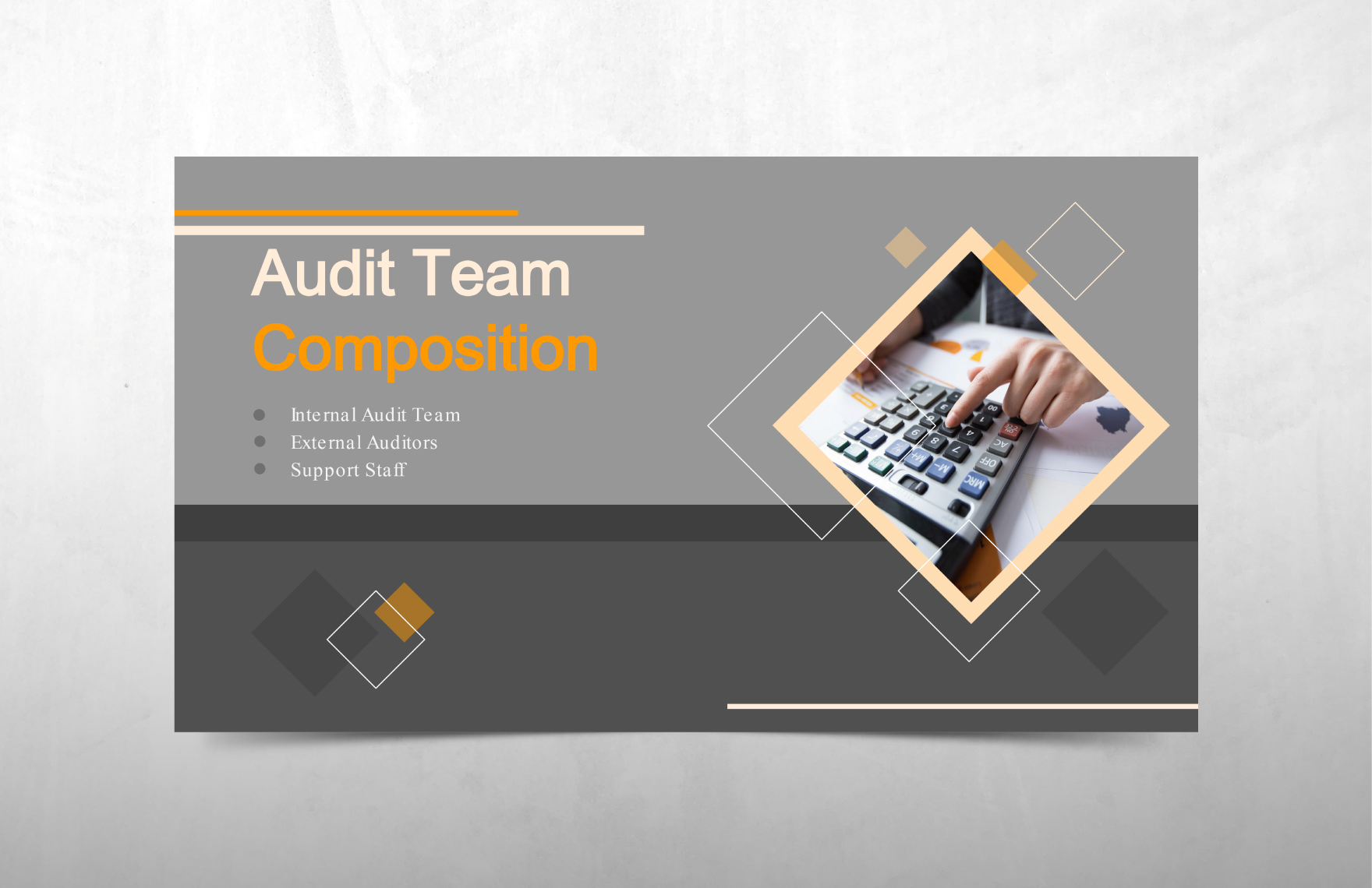 Audit Preparation and Execution Presentation Template