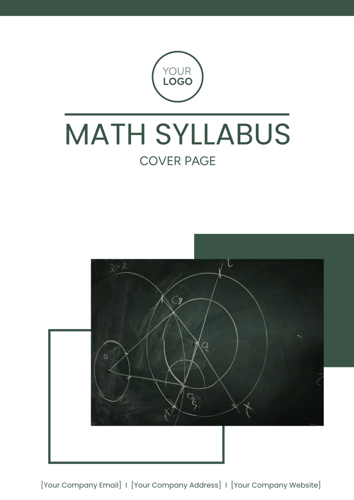 Math Syllabus Cover Page