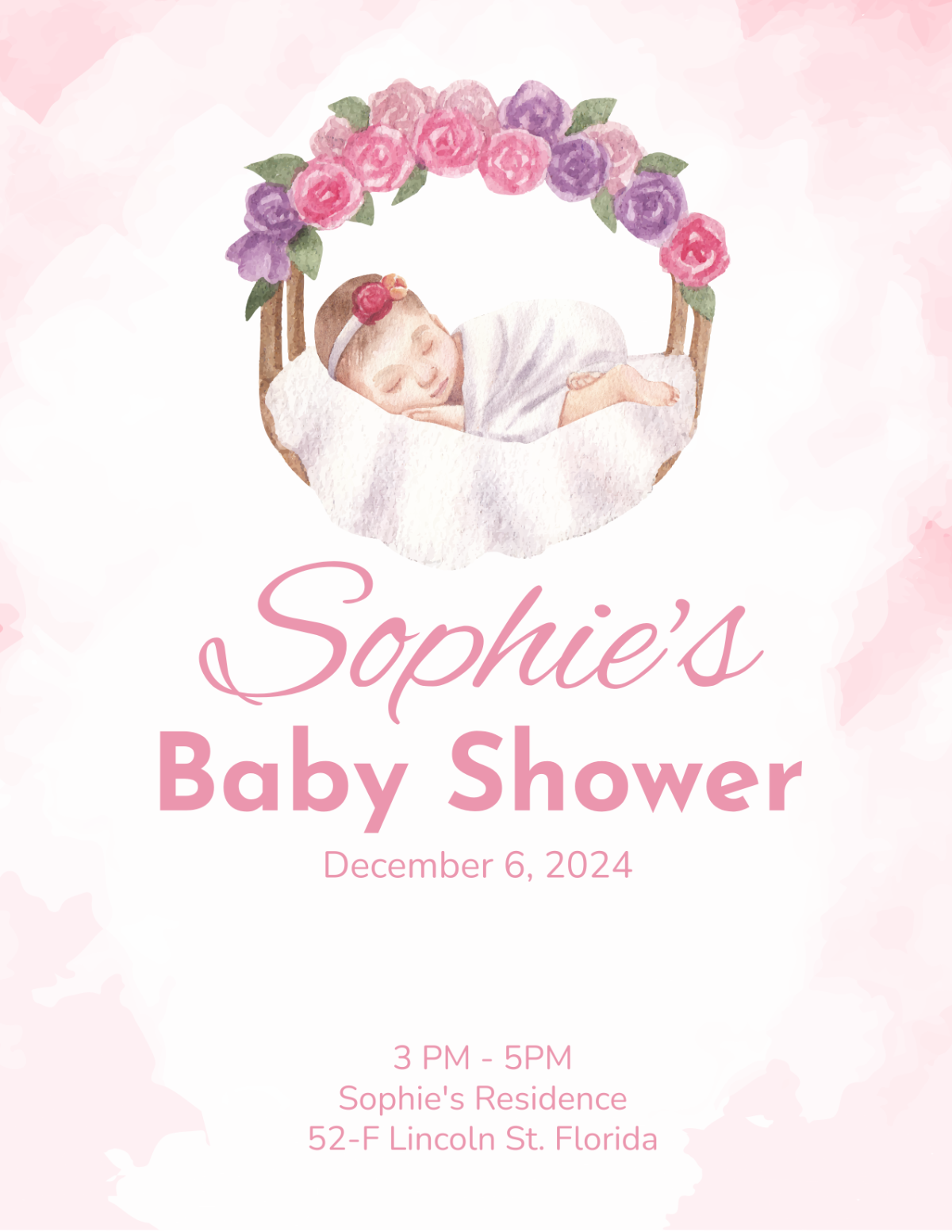Baby shower program Templates