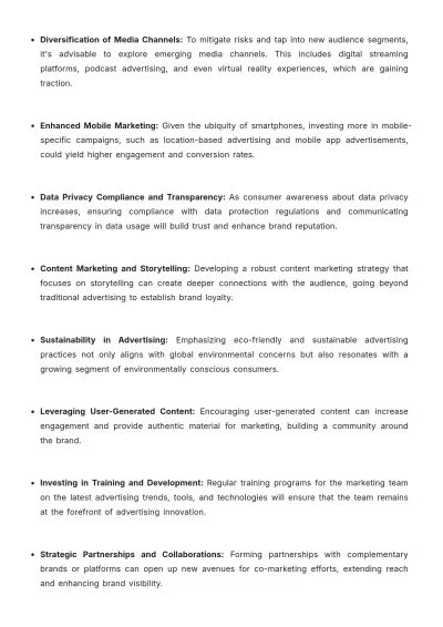 Free Multi-Channel Advertising Financial Report Template to Edit Online