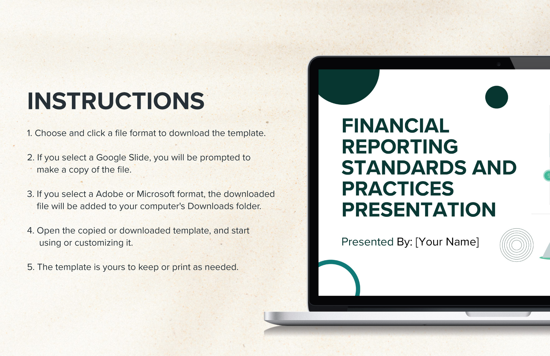 Financial Reporting Standards and Practices Presentation Template