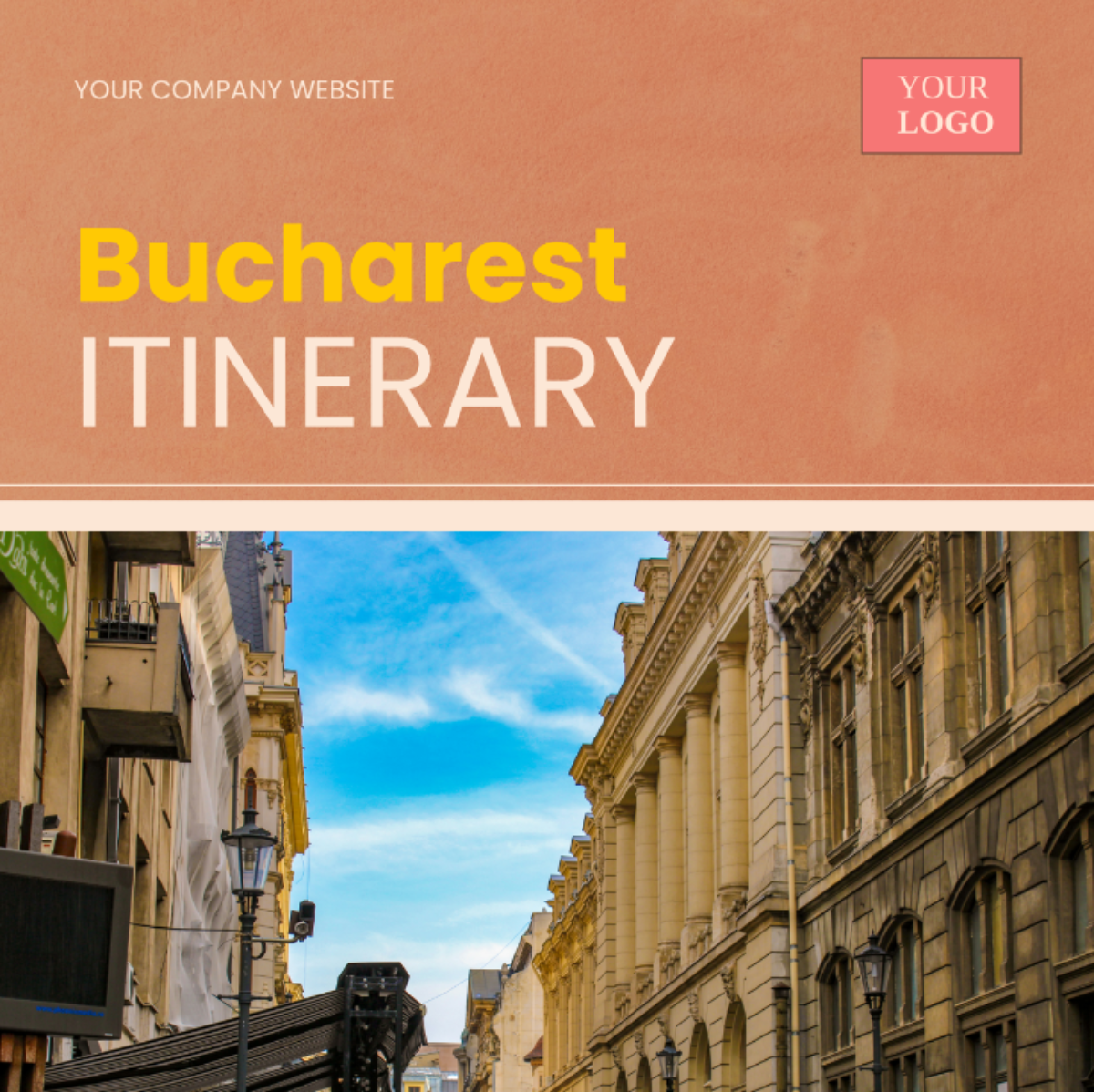 Bucharest Itinerary Template - Edit Online & Download