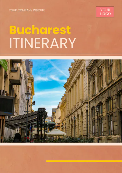 Free Bucharest Itinerary Template to Edit Online