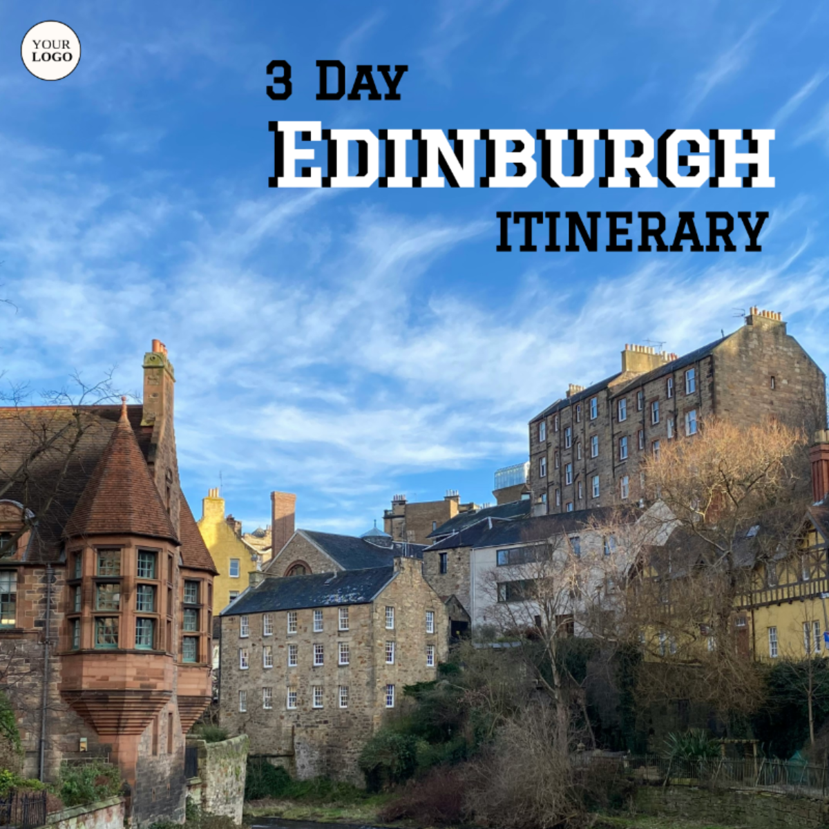 3 Day Edinburgh Itinerary Template - Edit Online & Download