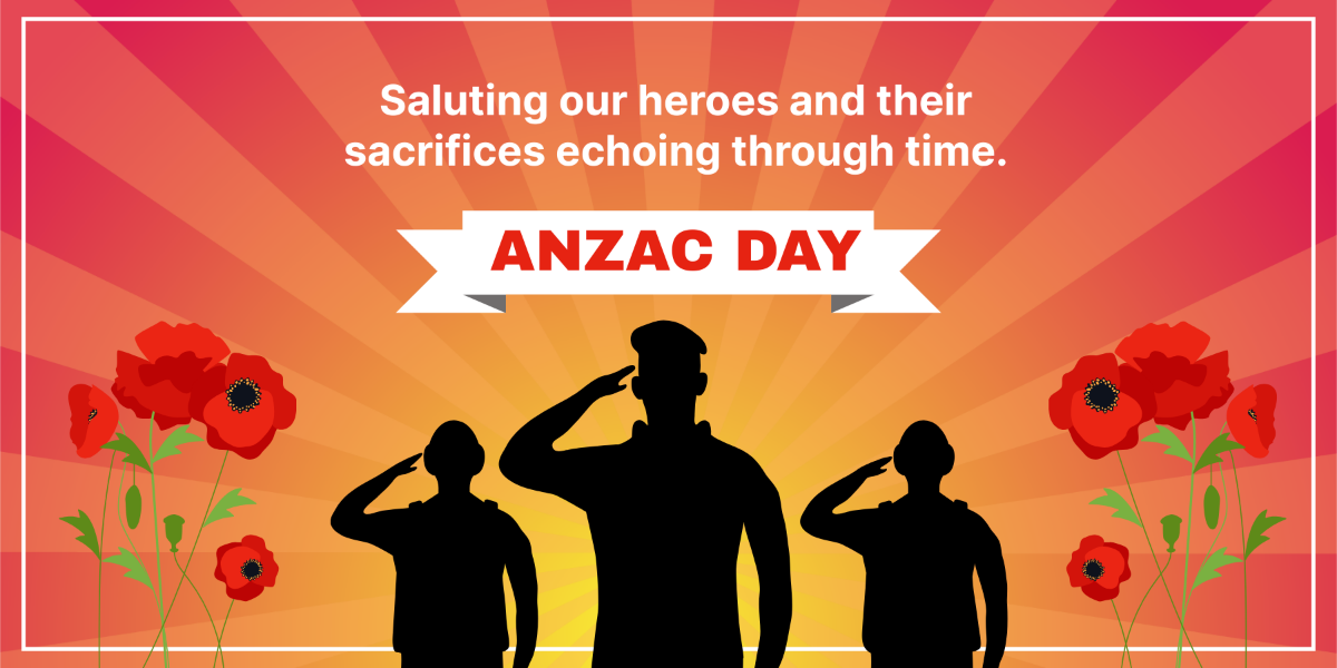 Free  Anzac Day X Post Template