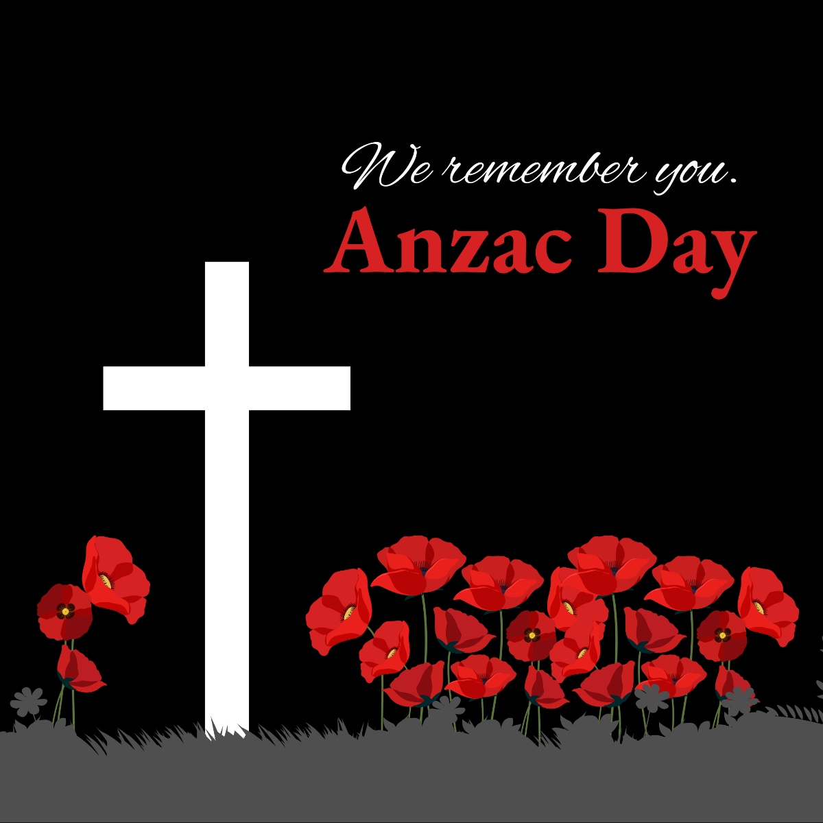 Anzac Day Instagram Post Template