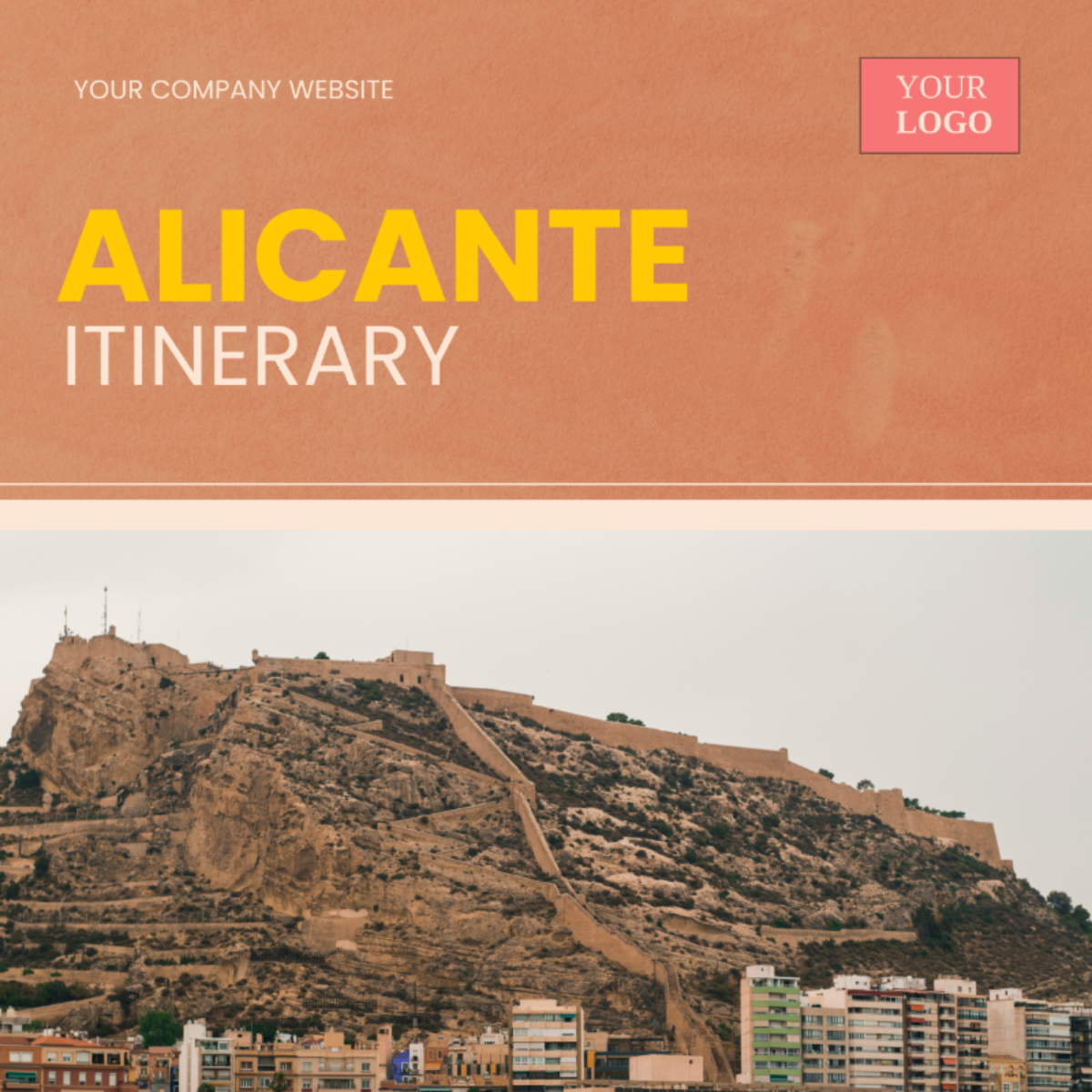 Alicante Itinerary Template - Edit Online & Download