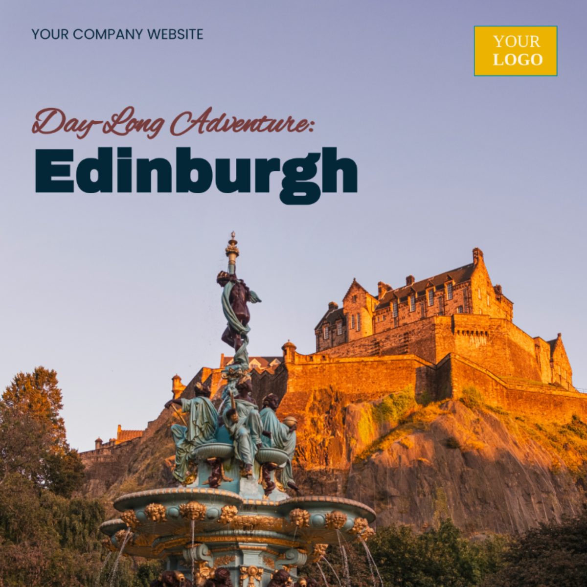 1 Day Edinburgh Itinerary Template - Edit Online & Download