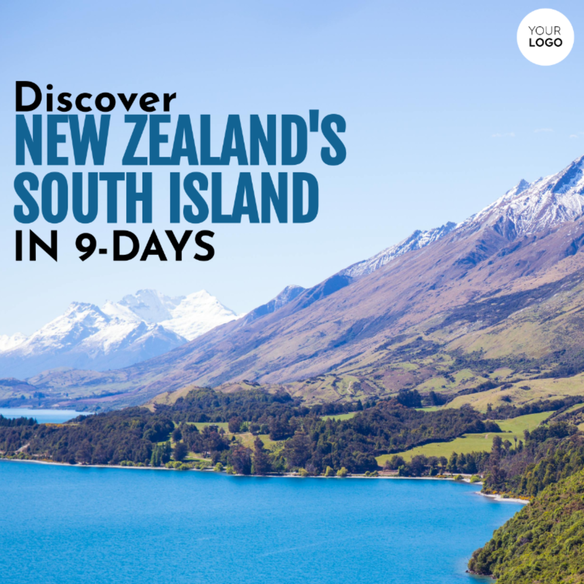 9 Day South Island New Zealand Itinerary Template - Edit Online & Download