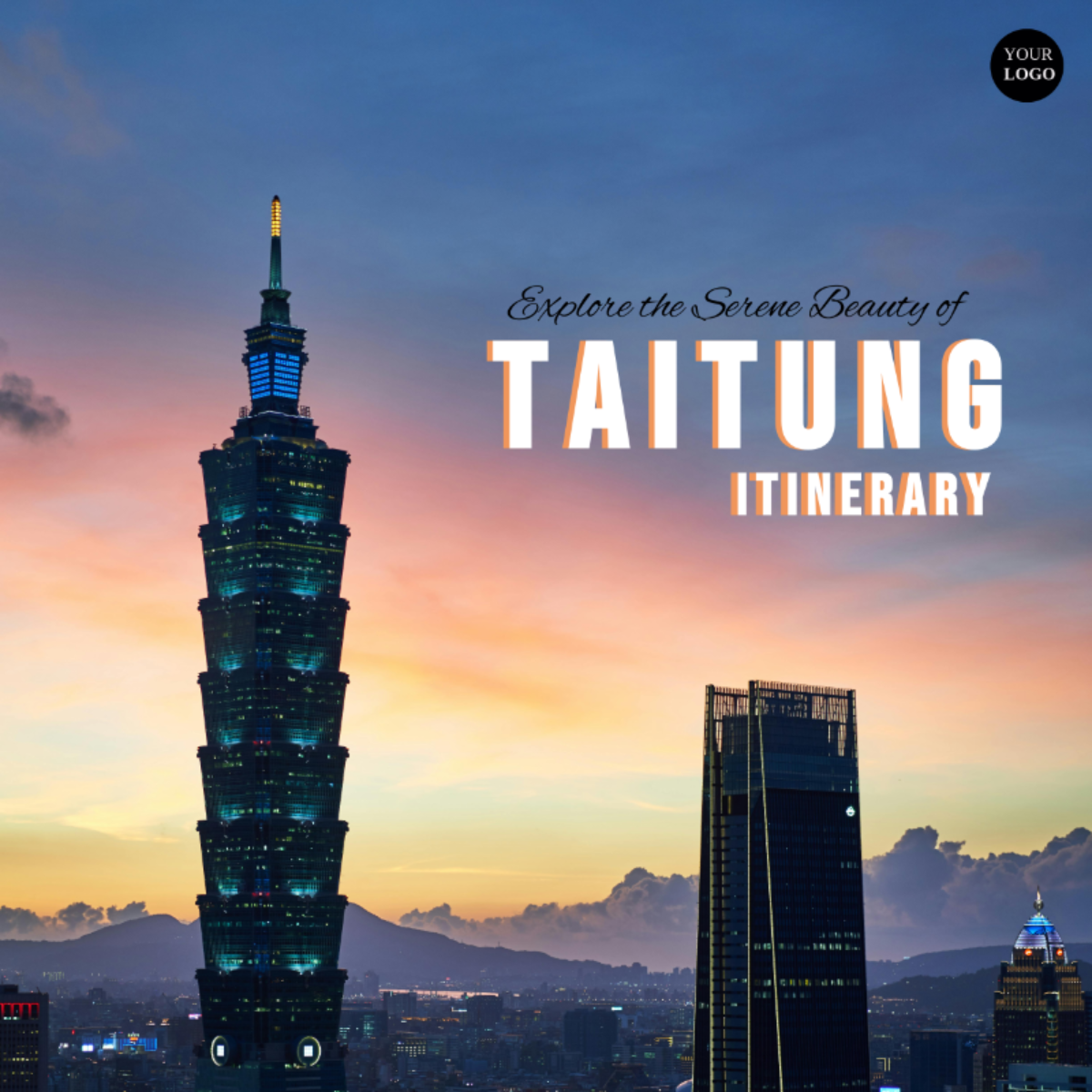 Taitung Itinerary Template - Edit Online & Download