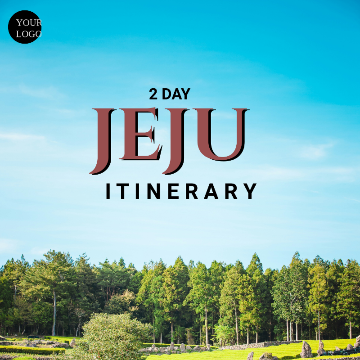 2 Day Jeju Itinerary Template - Edit Online & Download