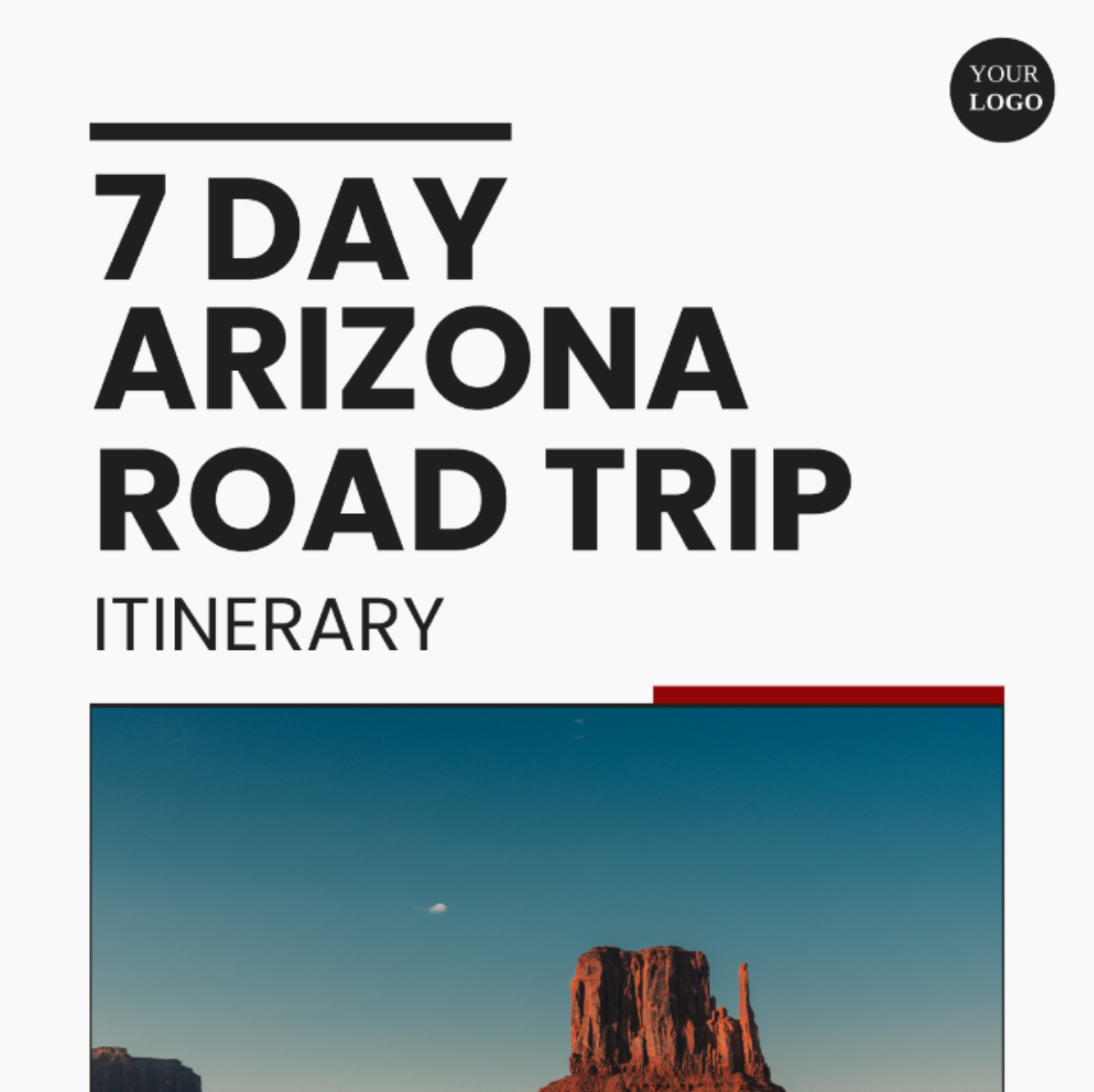 7 Day Arizona Road Trip Itinerary Template - Edit Online & Download