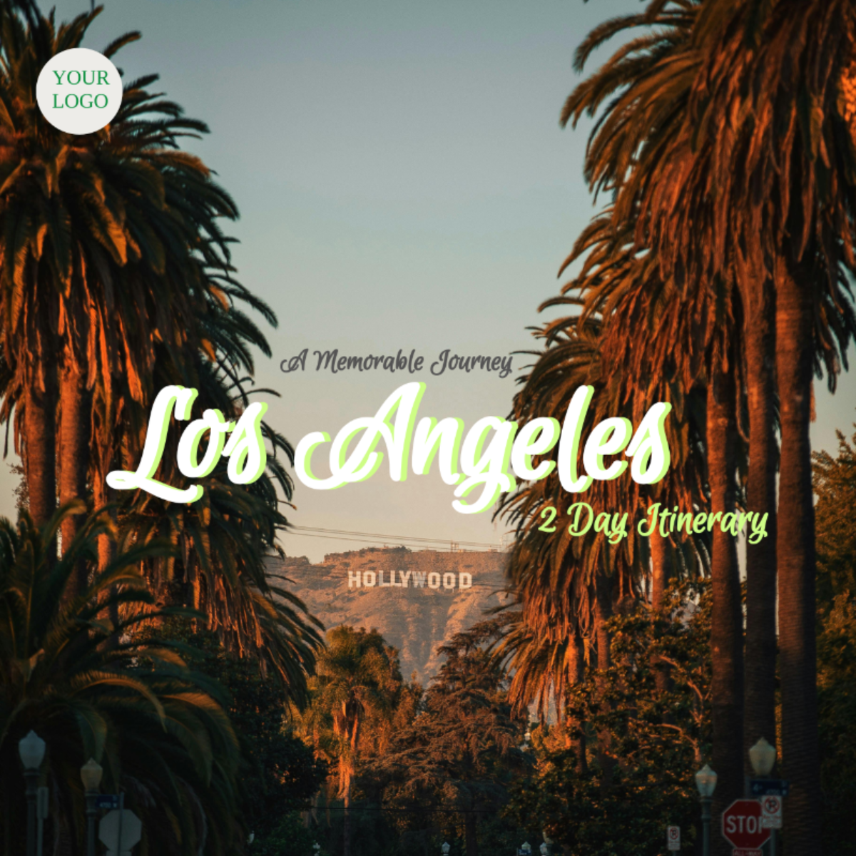 2 Day Los Angeles Itinerary Template - Edit Online & Download