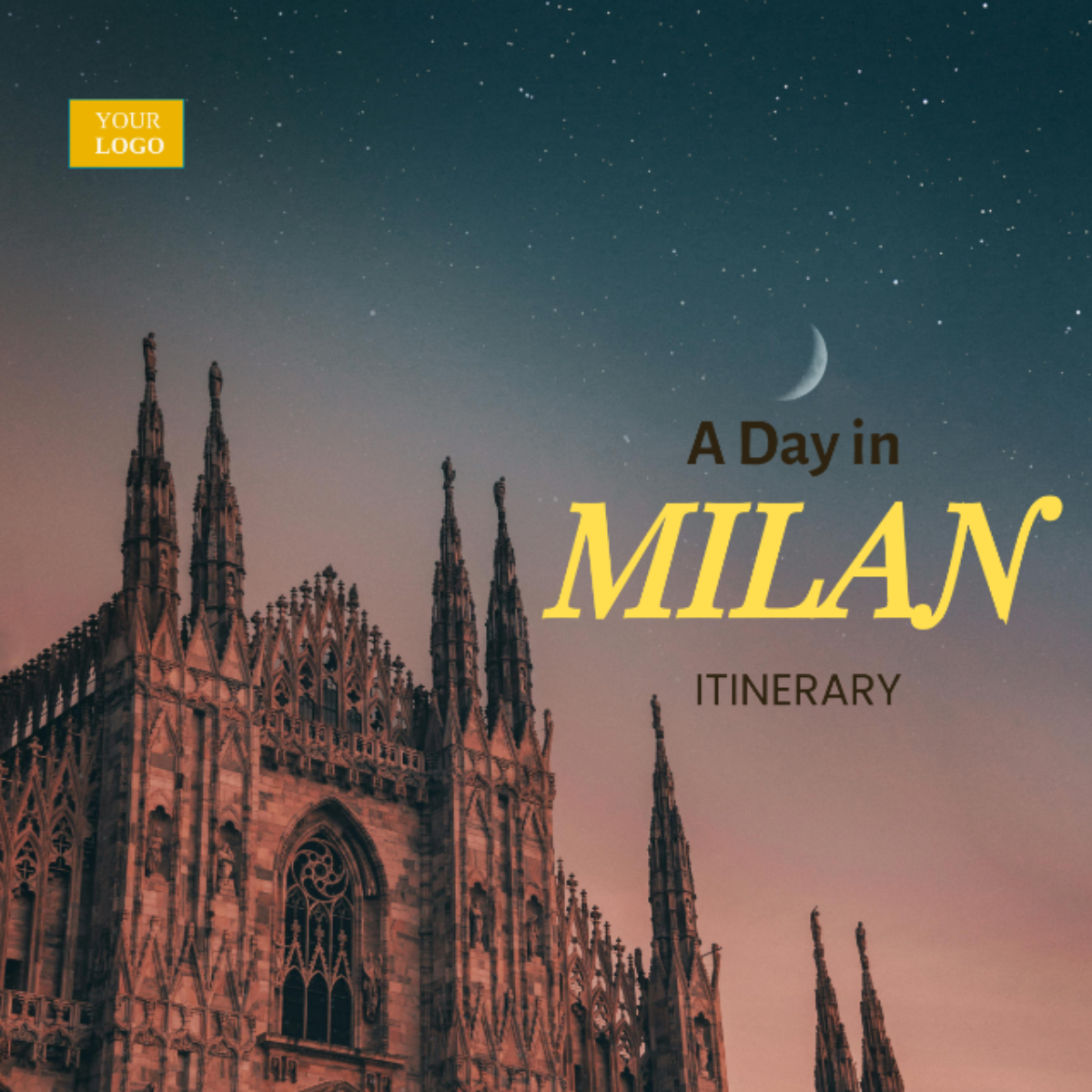 1 Day Milan Itinerary Template - Edit Online & Download