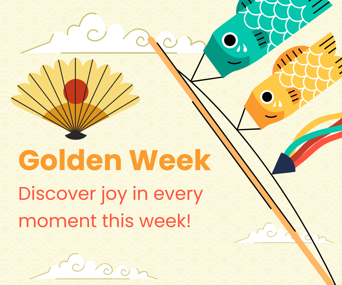 Free  Golden Week Ad Banner Template