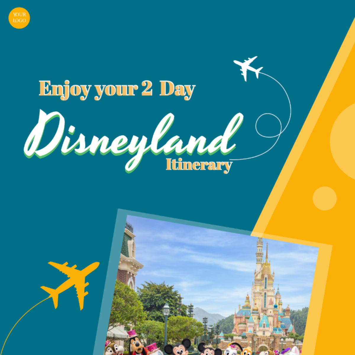 2 Day Disneyland Itinerary Template - Edit Online & Download