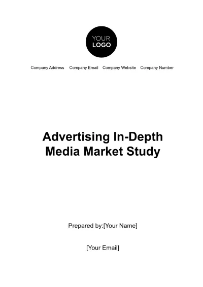 Free Advertising In-Depth Media Market Study Template to Edit Online