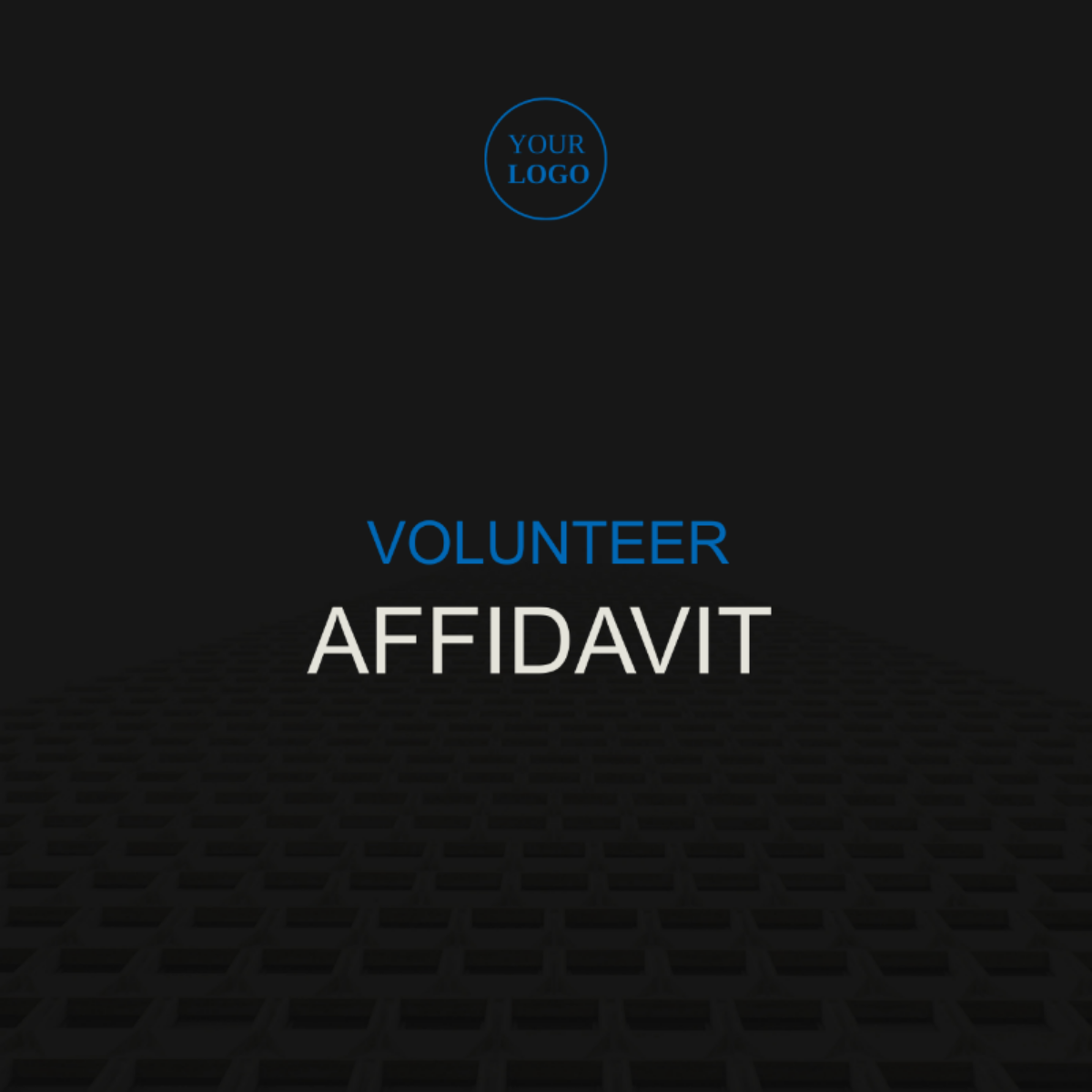 Volunteer Affidavit Template